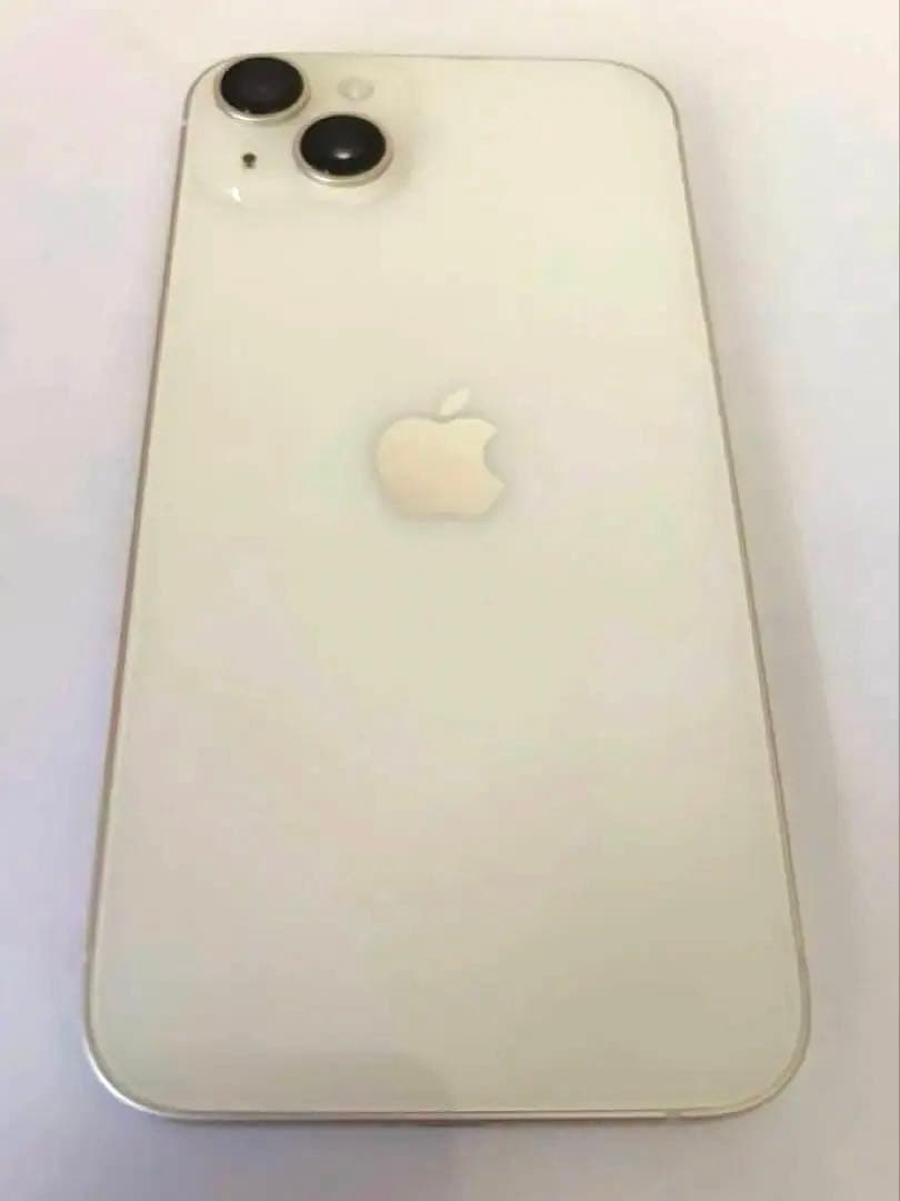 iPhone 14 plus 128GB スターライト　本体のみ　容量82%