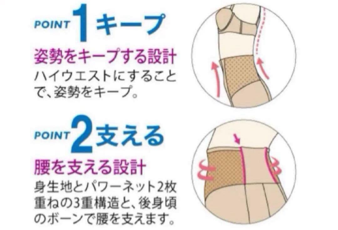 miee　シャルレ　腰サポートガードル　サマー　98
