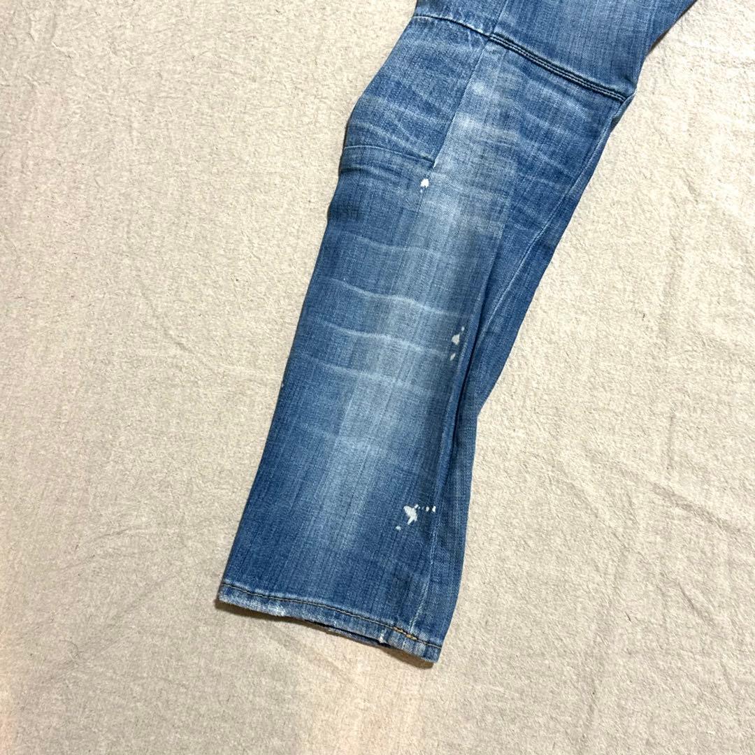 DSQUARED2 TIDY BIKDER JEAN インディゴ ダメージ加工