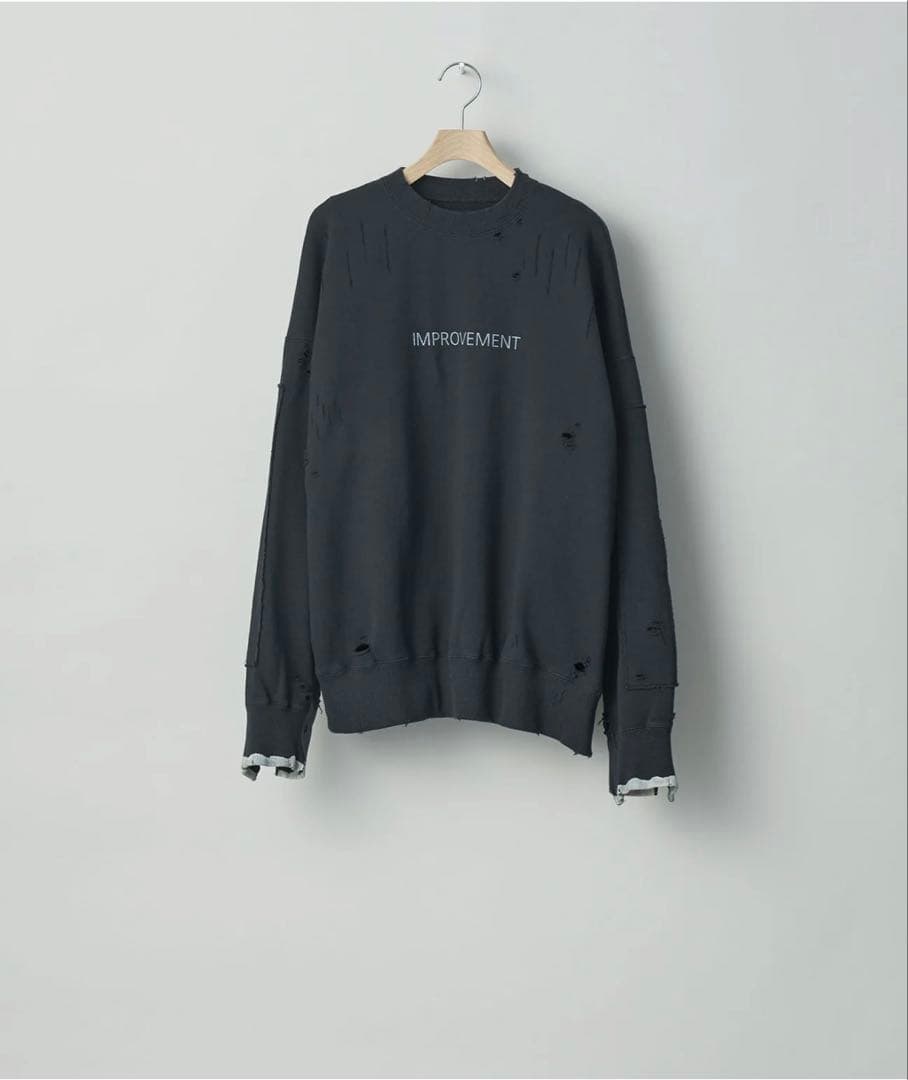 トップス 23aw stein OVERSIZED REBUILD SWEAT LS