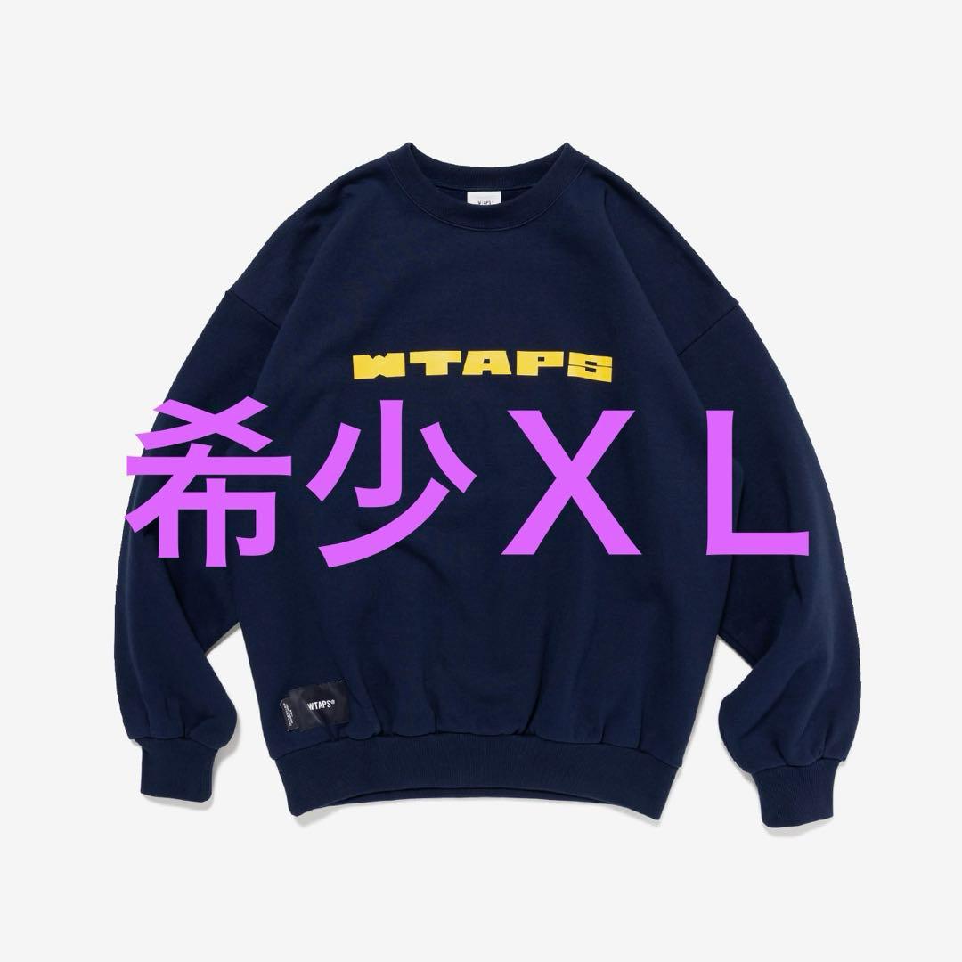 wtaps 25aw BRICK / SWEATER ネイビーＸＬ