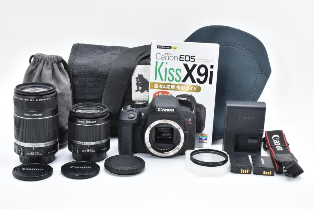 ■ほぼ新品■ キヤノン　Canon EOS kiss X9i ダブルレンズキット