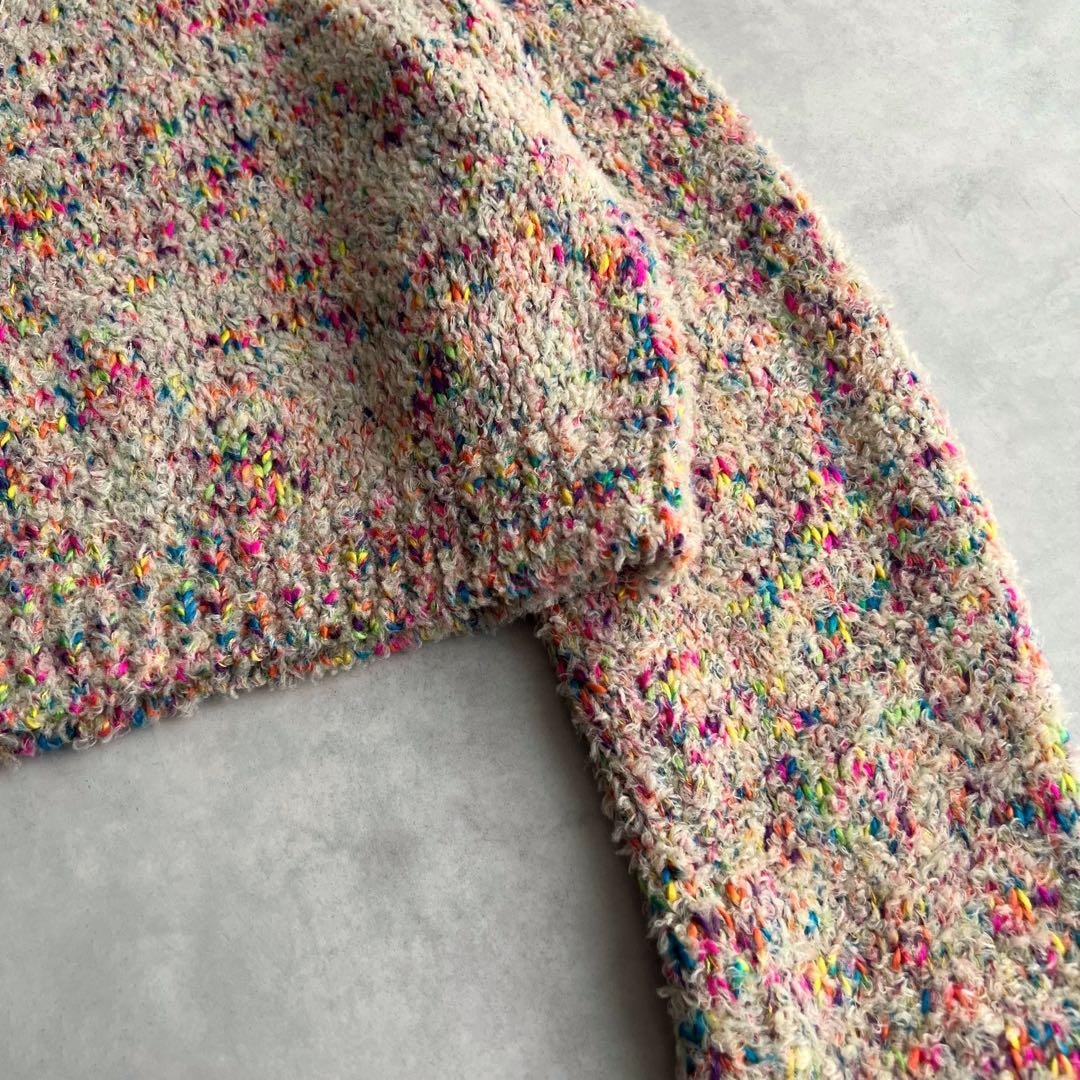 ＜6(ROKU)＞マルチスラブ クルーネック ニット