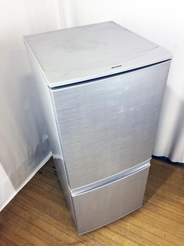 ★美品中古★SHARP 137L 2ドア 冷蔵庫【SJ-14Y-S】M293