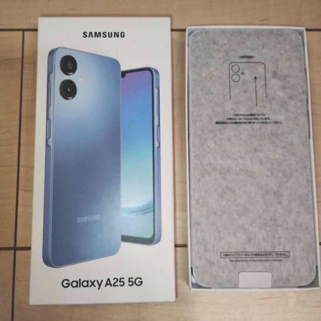 【ほぼ未使用】Samsung Galaxy A25 5G 本体 ブルー