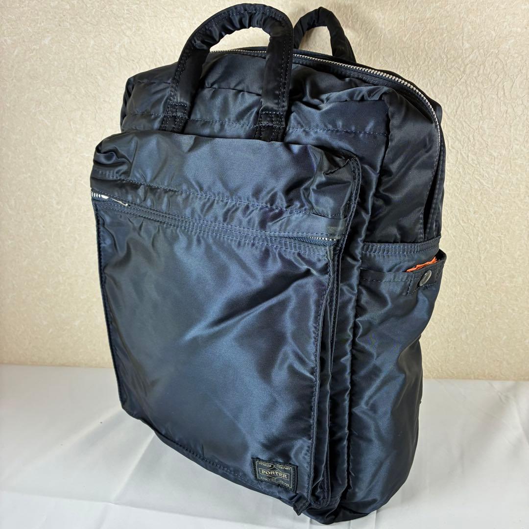 [極美品] HEADPORTER タンカー バックパック リュック レアネイビー