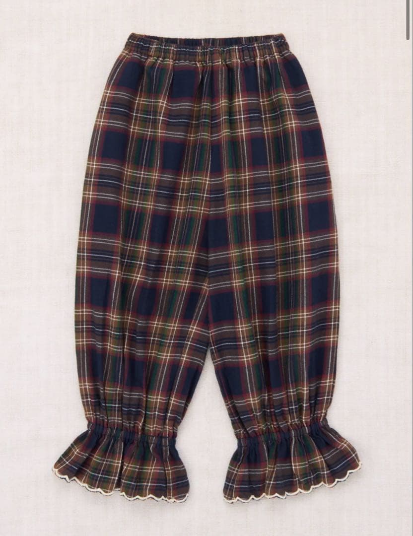 ボトムス・スパッツ misha and puff zuzu pant 5y ink plaid