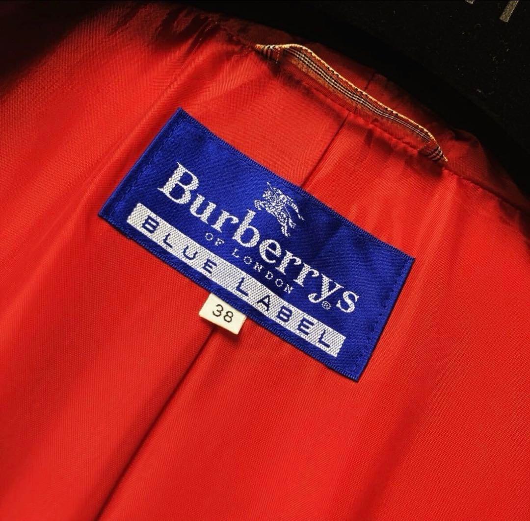 Burberry チェック柄 フード付き　ダッフルコート　ロングコート