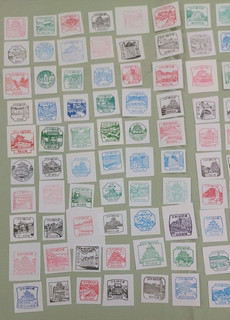 日本100名城スタンプ　168城まとめ売り