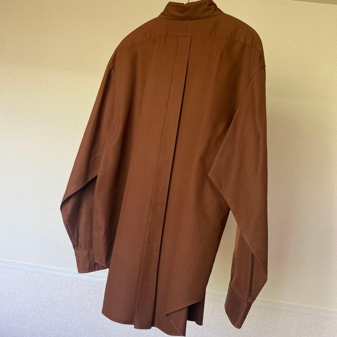 A.PRESSE BDシャツ ブラウン サイズ2