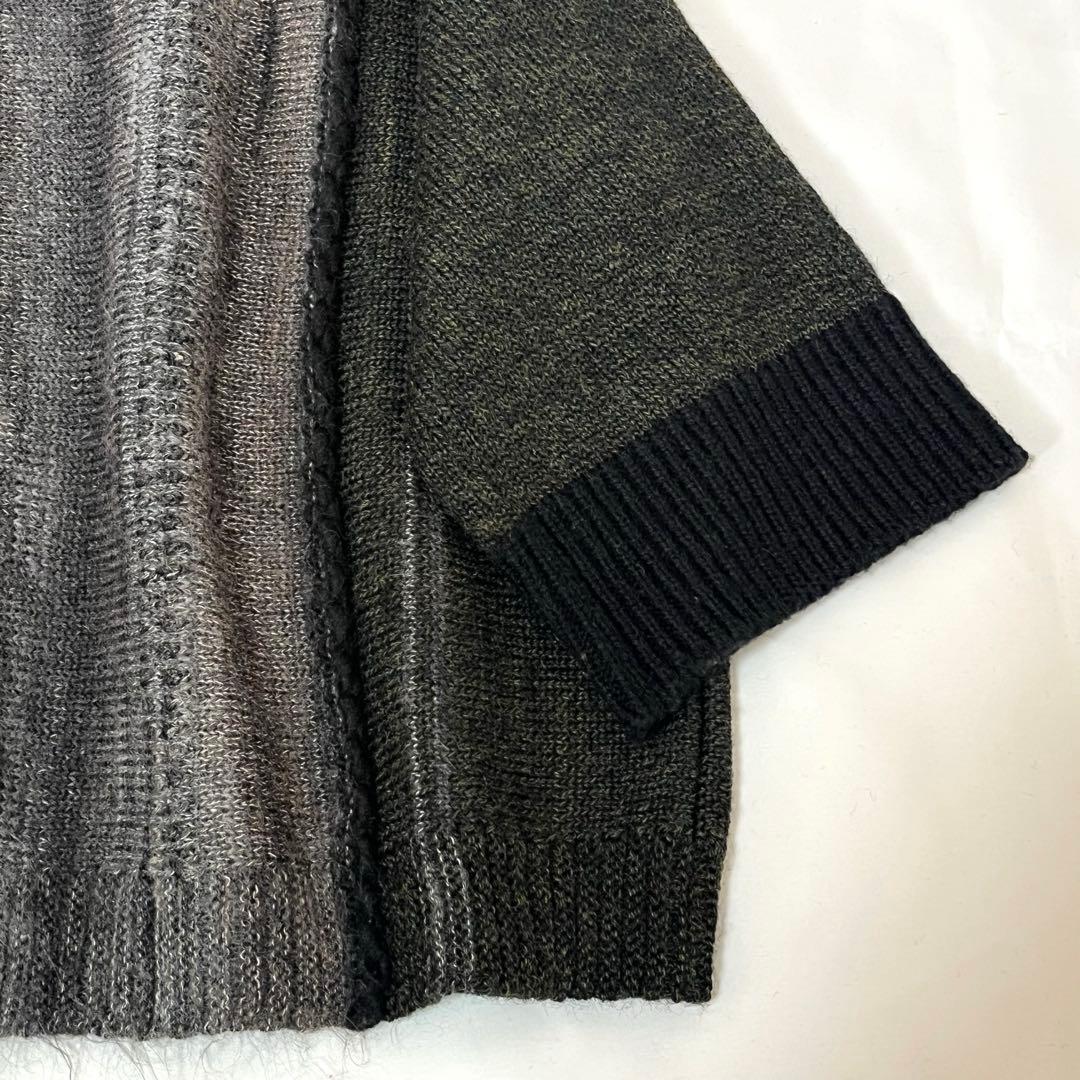 FUGAFUGA 佐藤繊維 アルパカ モヘヤ リネン ニットプルオーバー
