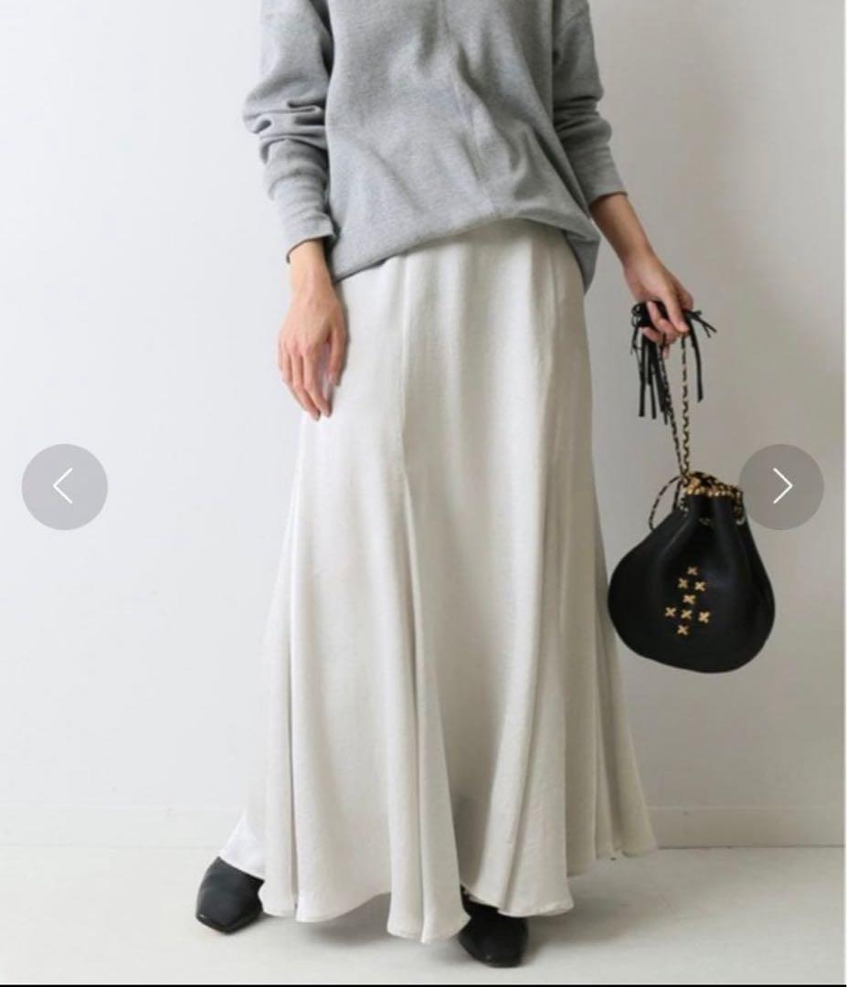 〈 高山都×FRAMeWORK 〉satin skirt 40