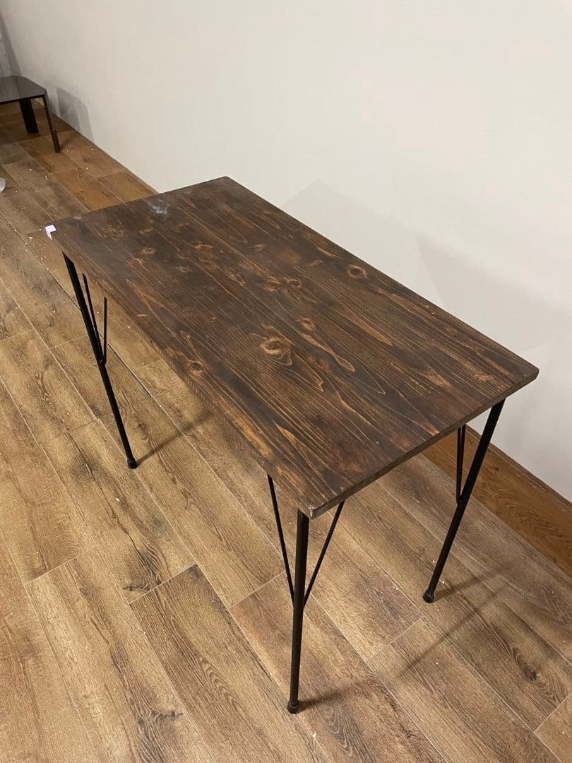 yoshithwin358　ウォールナット色　パソコンデスク　幅90cm