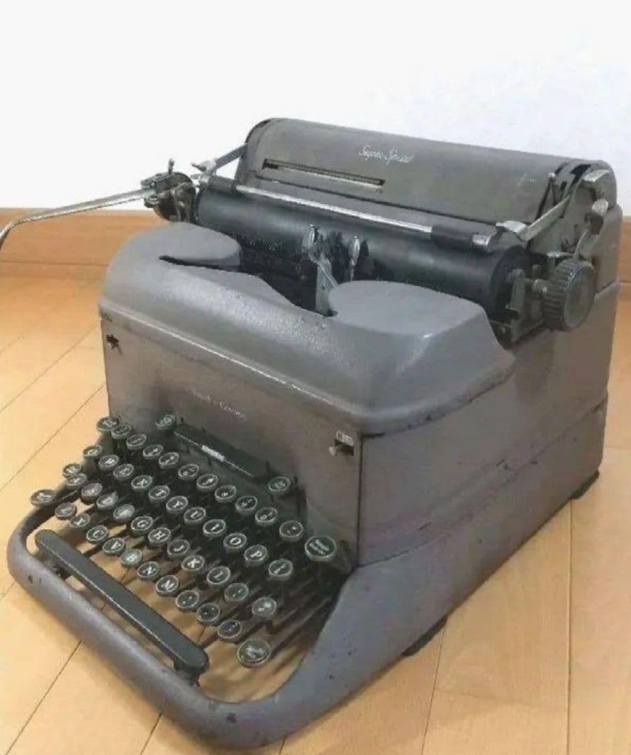 【ビンテージ】大型 米国 アンティーク SMITH-CORONA タイプライター