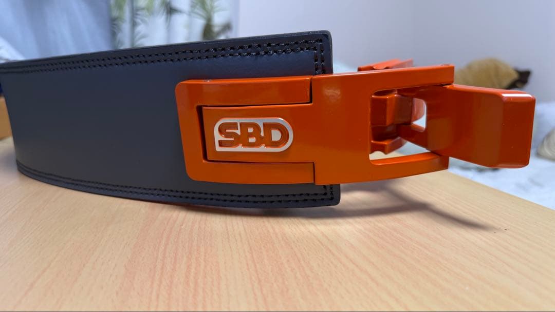 新品未使用SBD パワーリフティングベルト Forge XL13mm オレンジ
