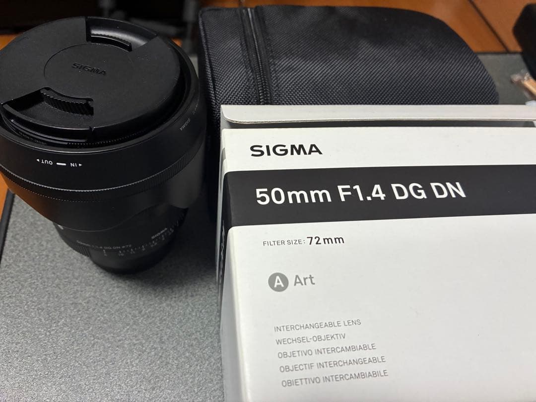 美品 プロテクター付き SIGMA 50mm F1.4 DG DN フルサイズ