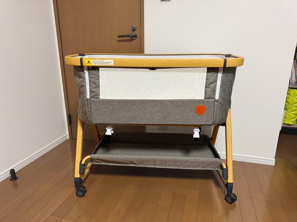 HZDMJ ベビーベッド 折りたたみ 添い寝 新生児用（0〜24ヶ月）