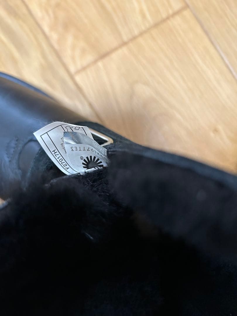 UGG ブーツ　ムートン　レザー