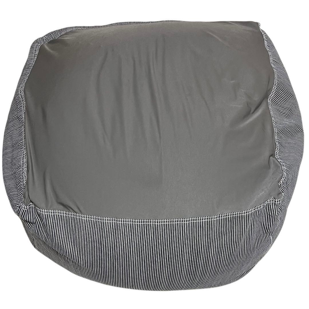 体にフィットするソファ　大 クッション （綿デニム・ヒッコリー） 無印良品