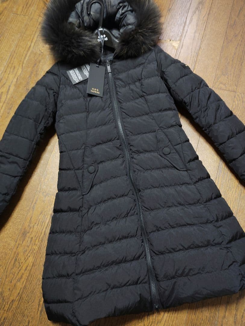 ゆず　美品　TATRAS　リバーシブル　2way ダウンコート