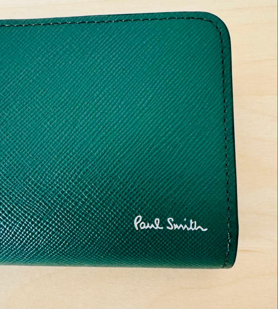 新品☆ポールスミス ☆ブライトストライププラー L字小銭入れ & ４連キーケース