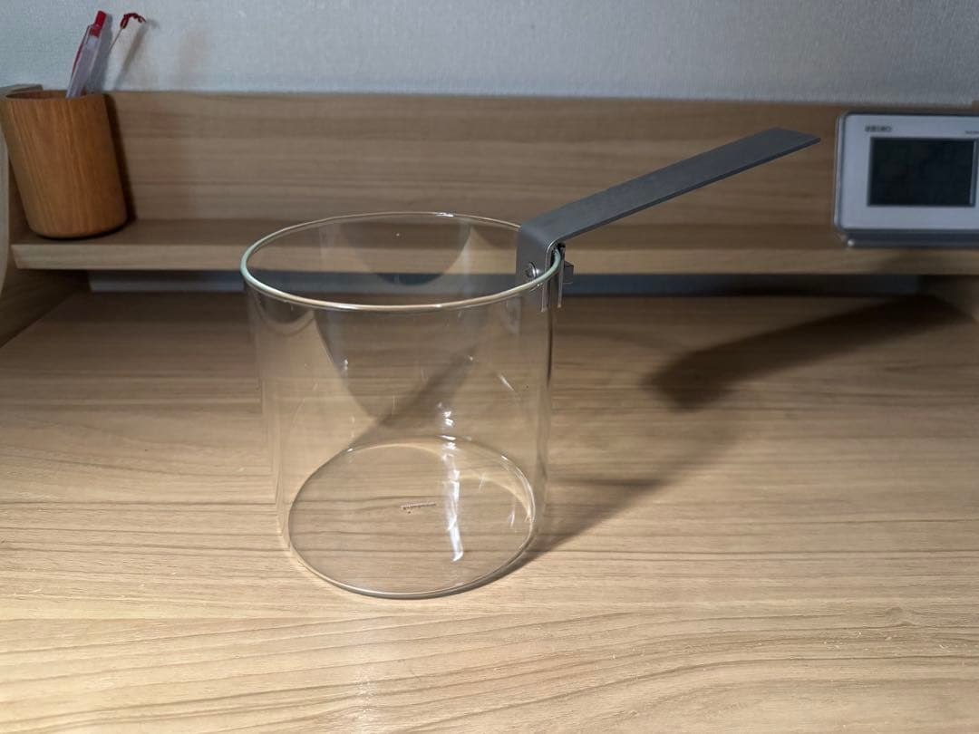 THE KETTLE ガラスの片手ポット 12cm