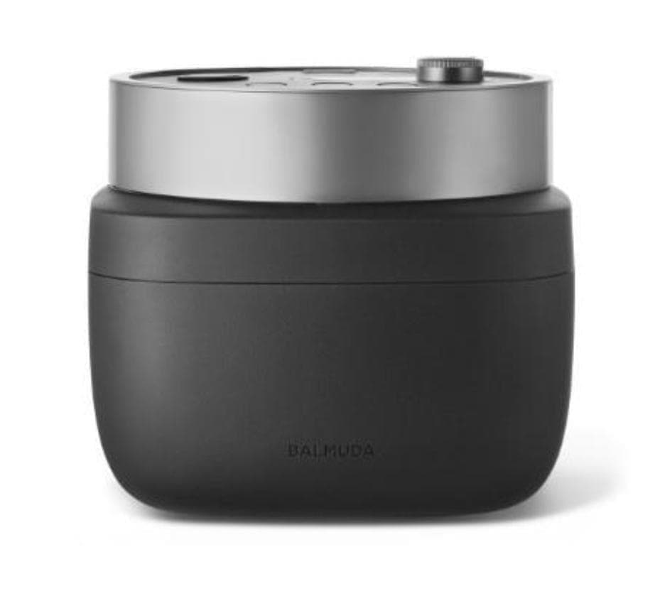 BALMUDA The Gohan | Black レシピ本つき