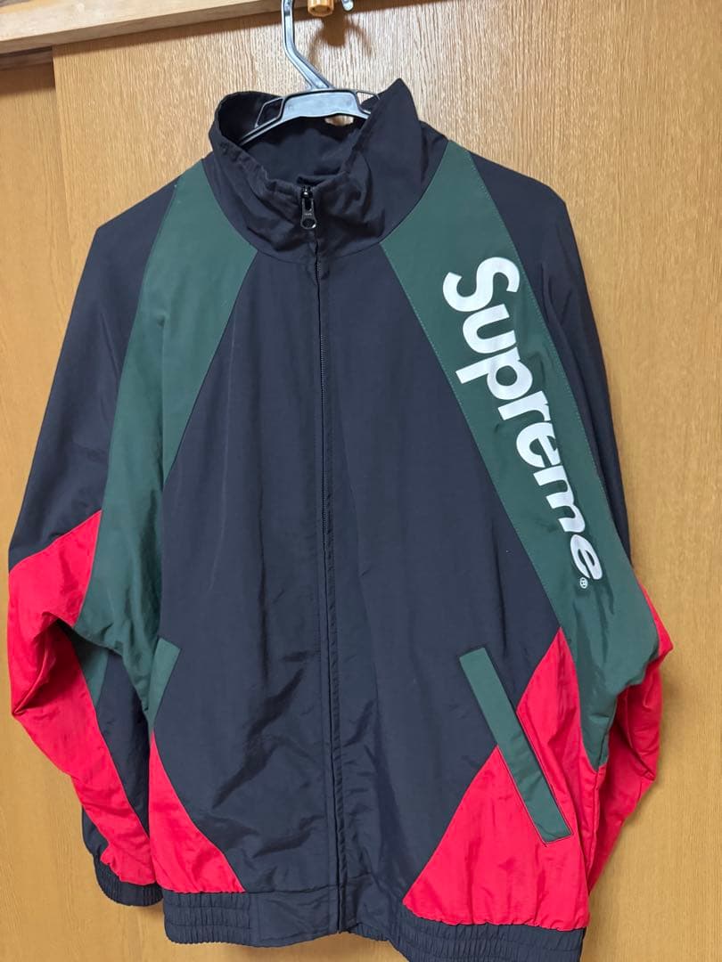 Supreme ナイロンジャケット S ネイビー/レッド/グリーンpaneled