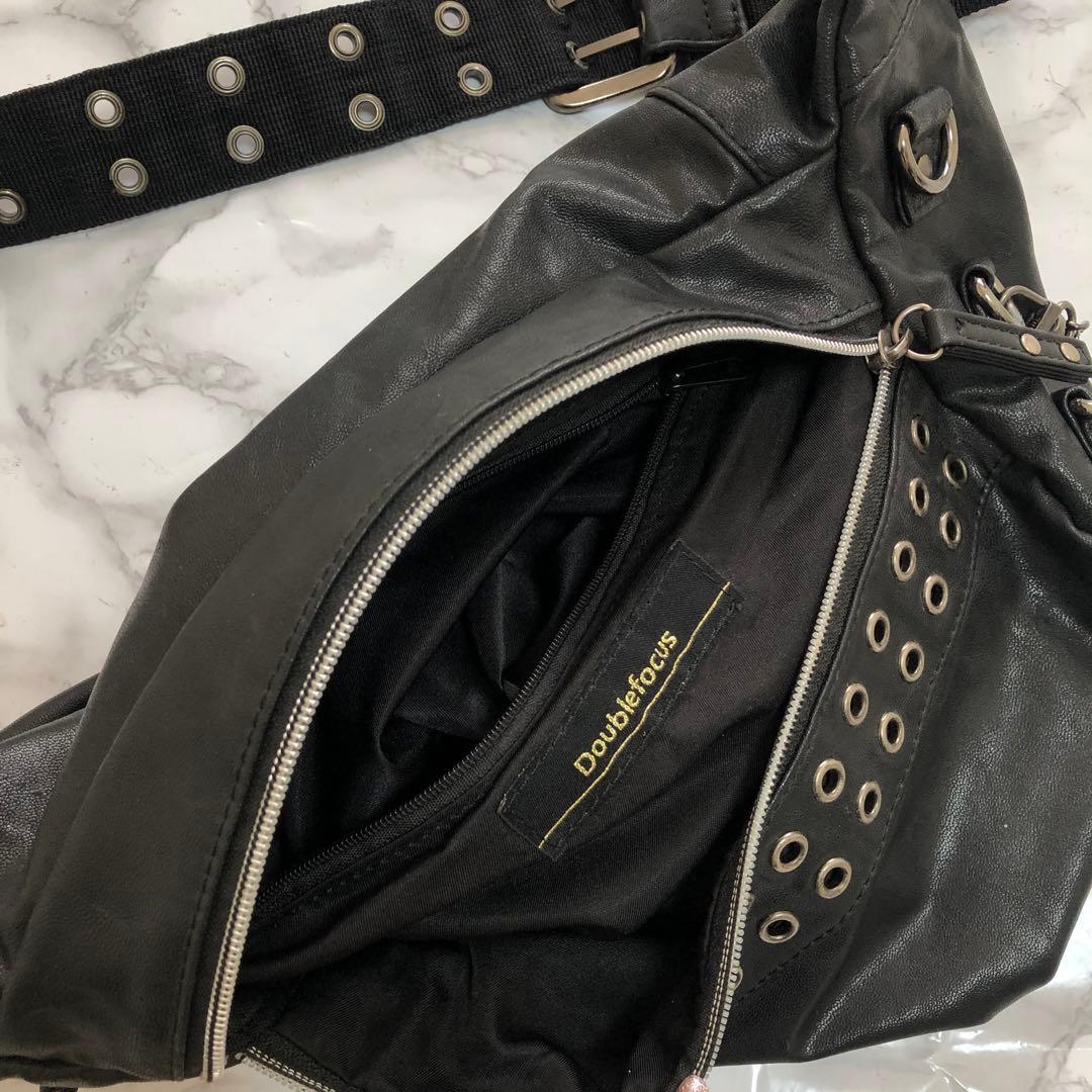 バッグ 00s y2k one shoulder bag black chain