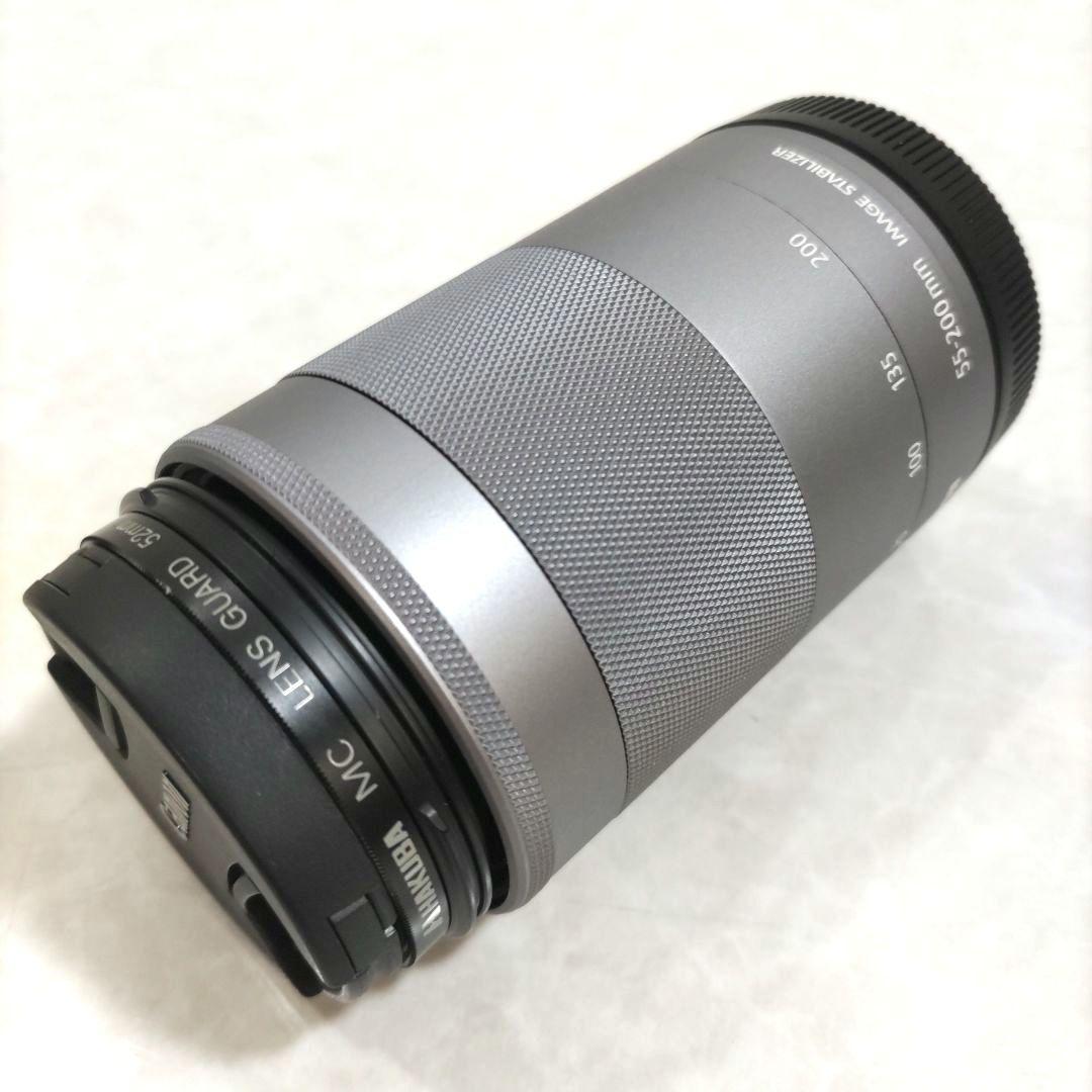 Canon 望遠ズームレンズ　EF-M 55-200mm ISSTM eos M