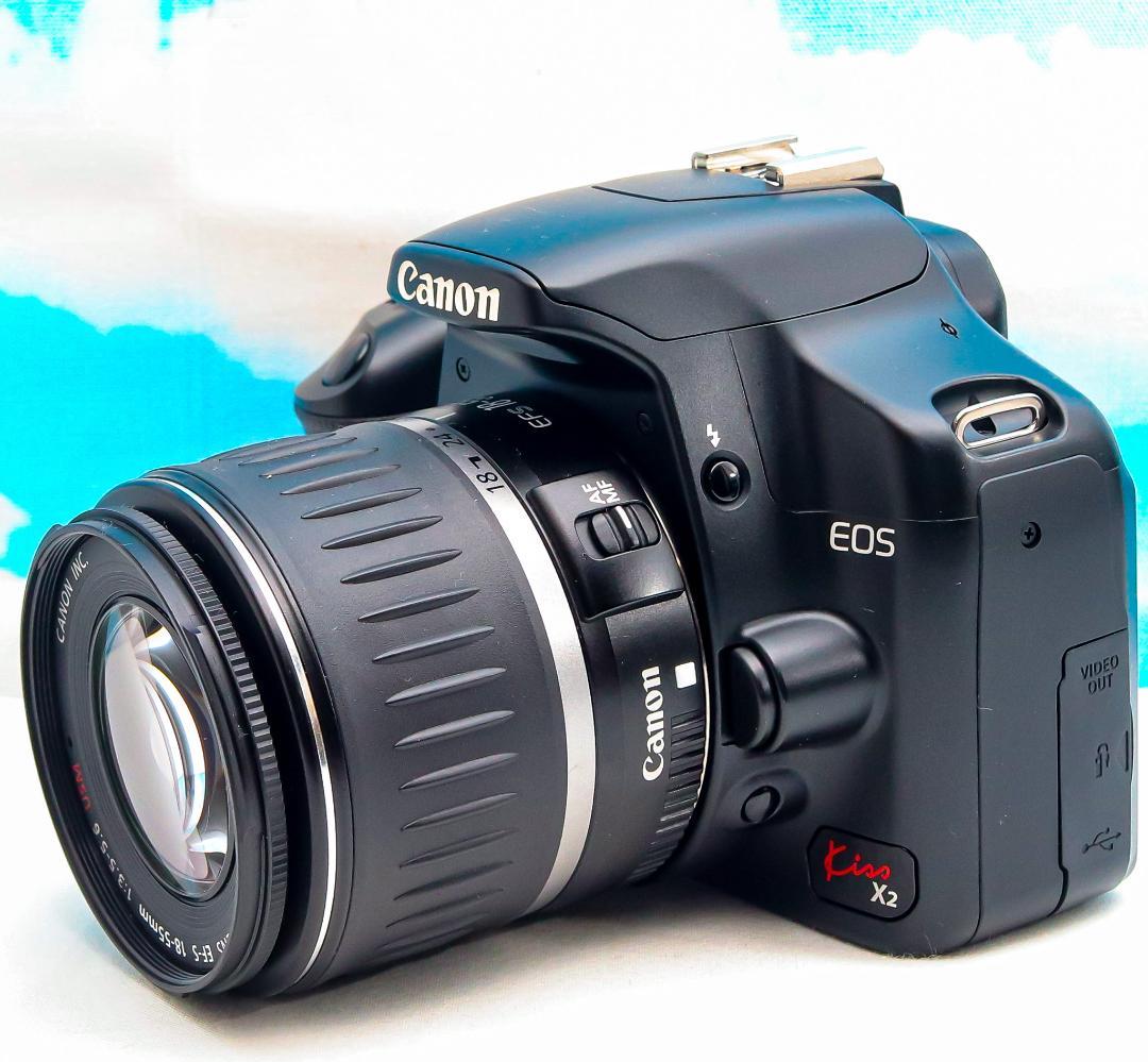 キャノン Canon Kiss x2⭐️一眼レフ⭐️スマホに転送⭐️初心者の方に