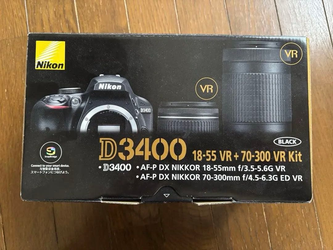 Nikon D3400 レンズ2ケ バックサービス