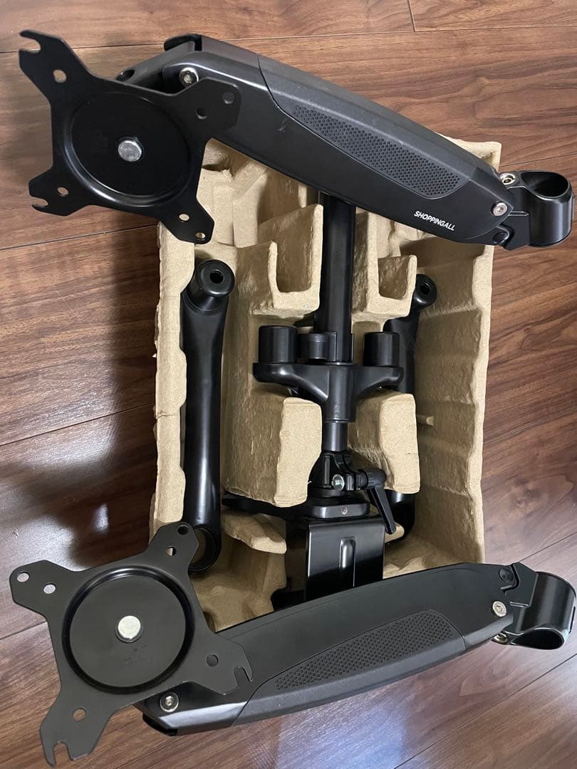 KTC I-O DATAディスプレイ モニター2枚　デュアルモニタースタンド