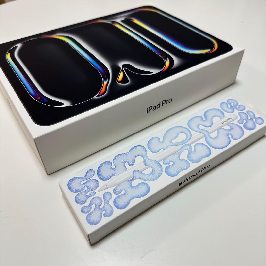 iPad Pro M4 11インチ256GB& Apple Pencil Pro