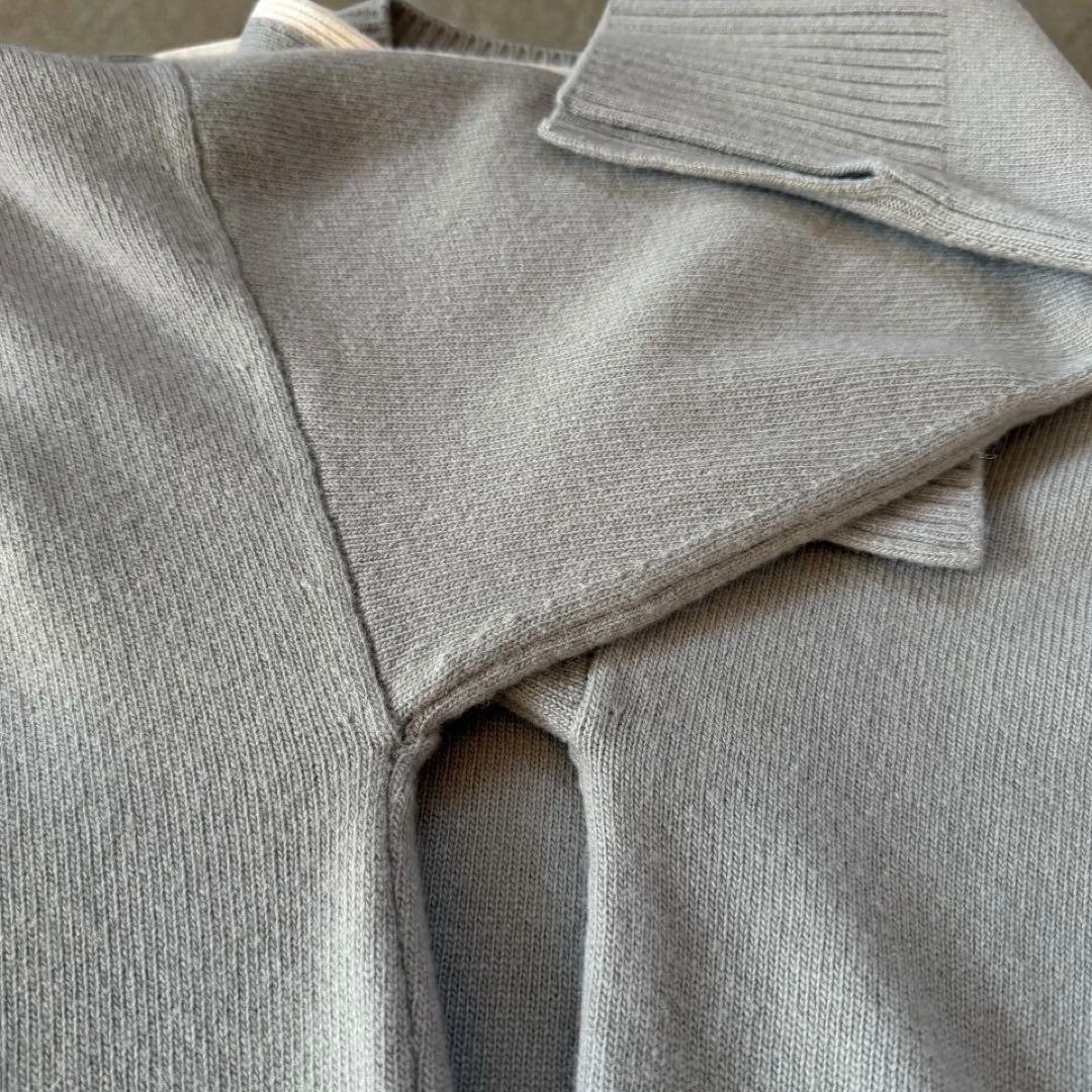 美品✨24AW【AP STUDIO 】カシミヤ混　ライン　ニット　プルオーバー