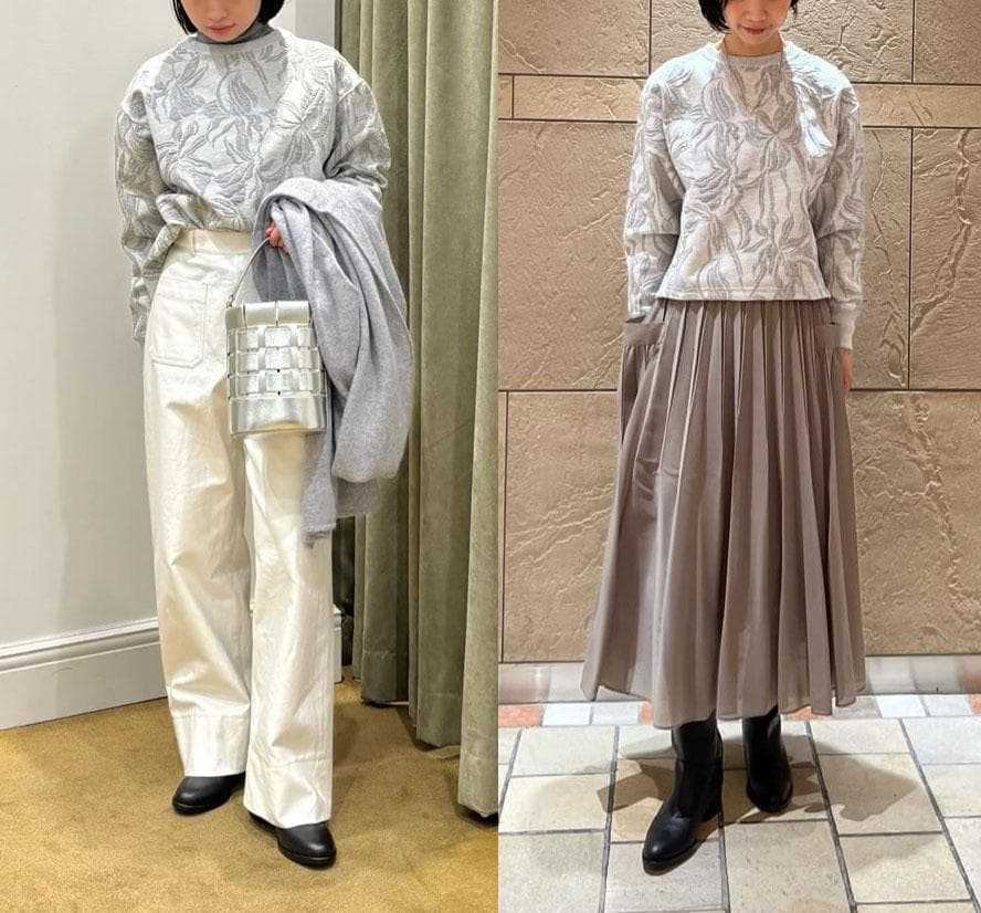 美品 ユナイテッドアローズ TOKYO 1,8万円 フラワー柄 スウェット E