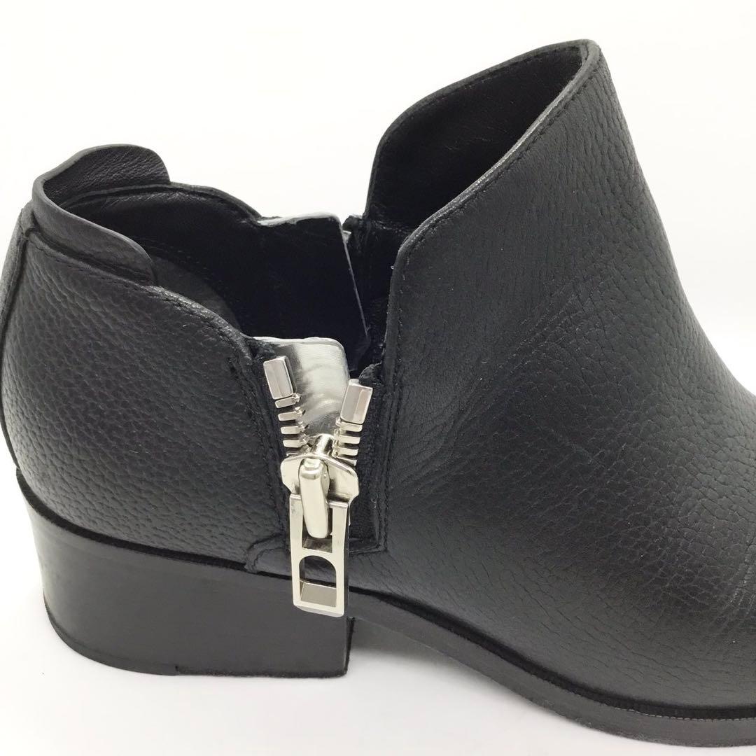 ユ*。様 3.1 Phillip Lim ジップ アンクル ブーツ レザー ブラ