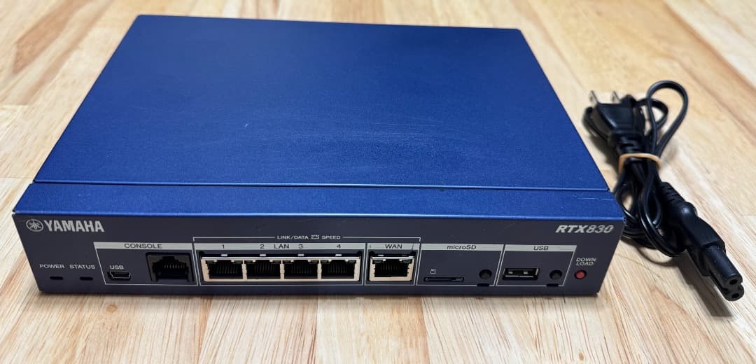 〔FW最新化済・IPアドレス設定発送可〕YAMAHA RTX830ルーター