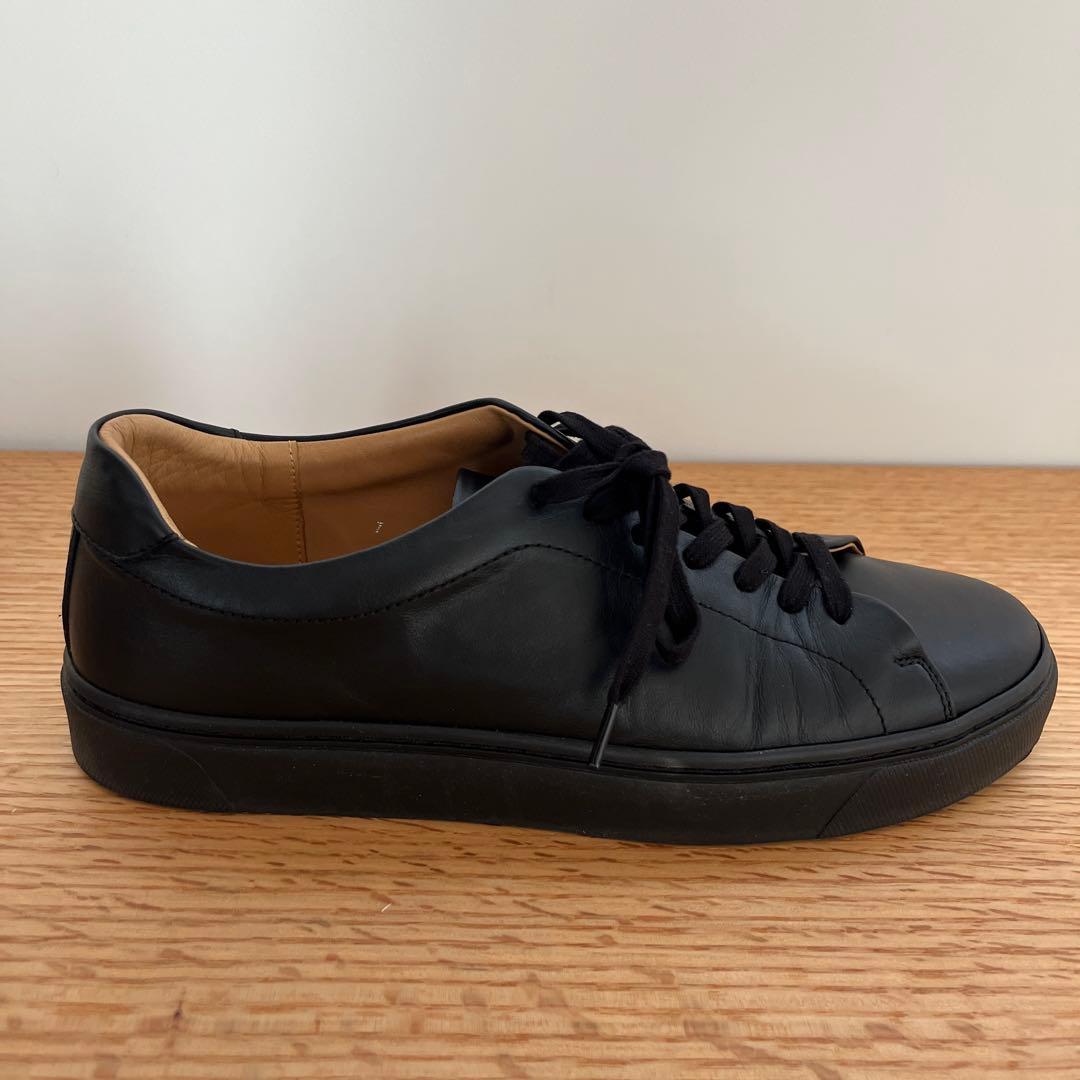 極美品　TOSS トス　チェスター スニーカー　ブラック ビジネス 通勤　通学