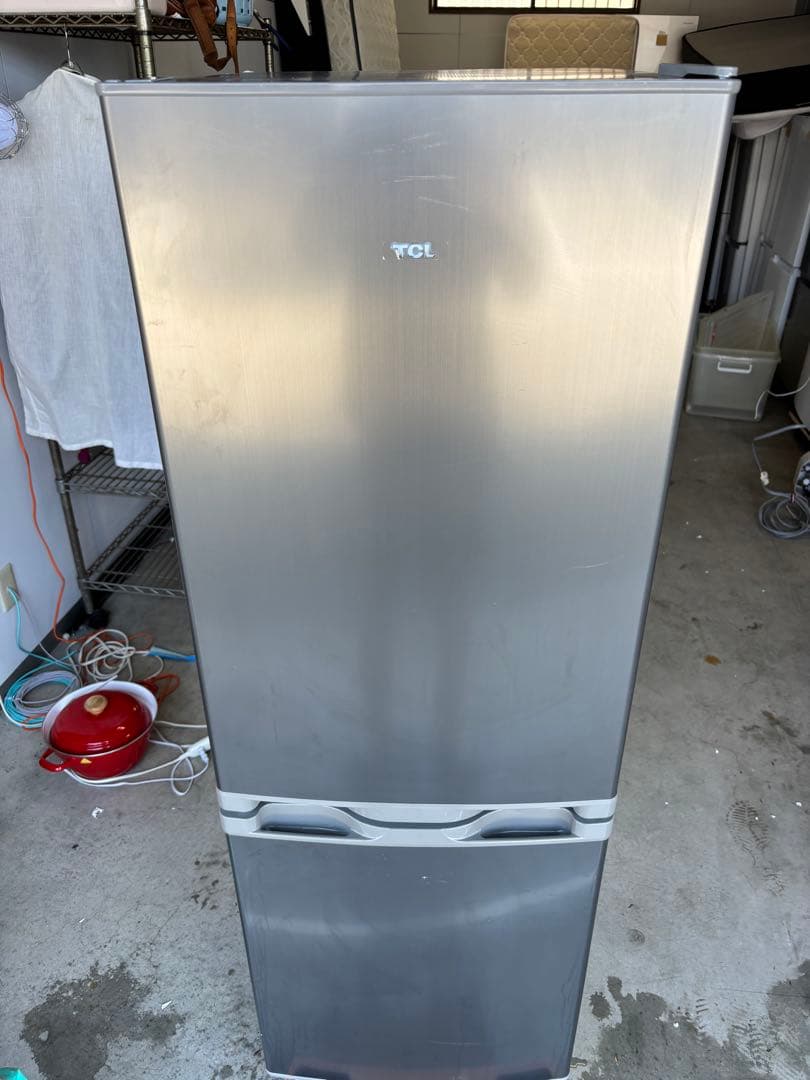 TCL 2023年製 2ドア冷蔵庫 173L 静音、省エネ設計 スリムサイズ
