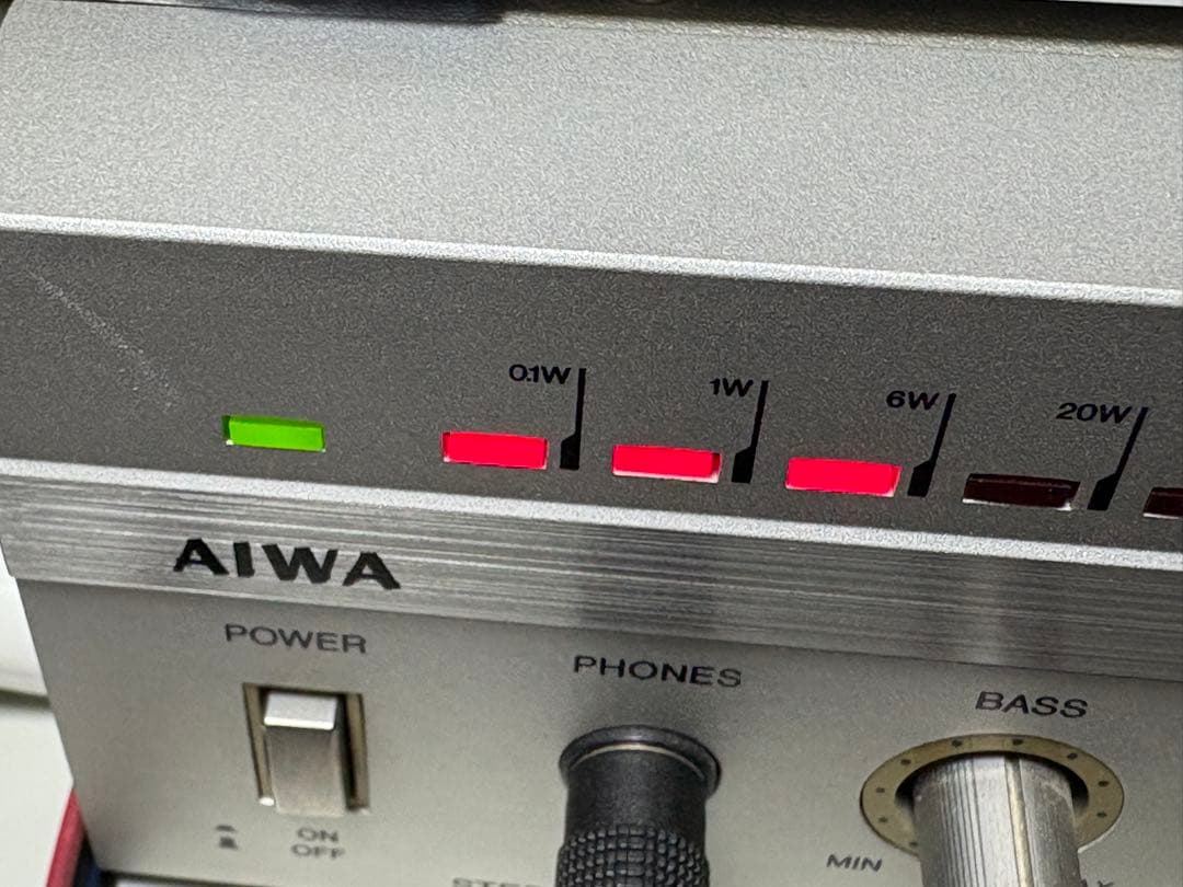 【正常作動】AIWA ステレオアンプ　S-A3