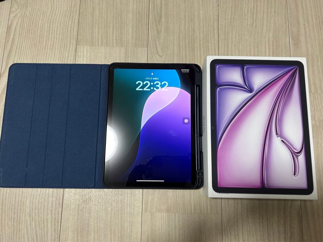 Apple iPad Air 11インチ M2 128GB レザーケース付き