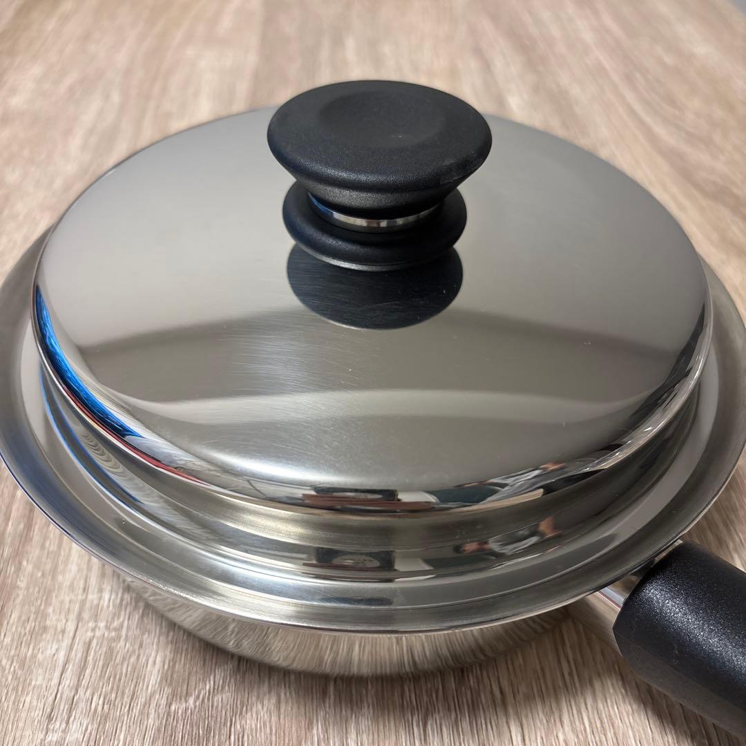 美品✨️Amway 蓋付きフライパン22cm