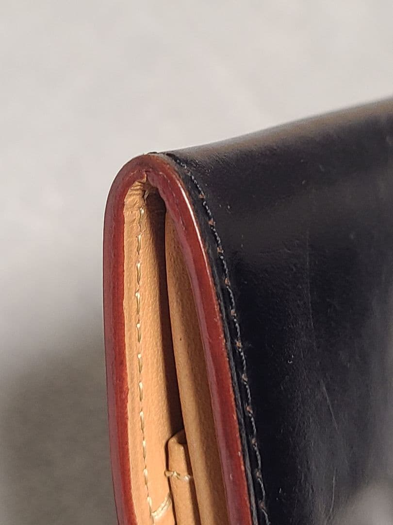 GANZO ガンゾ コードバン ケース 小銭入れ BOX形 ブラック