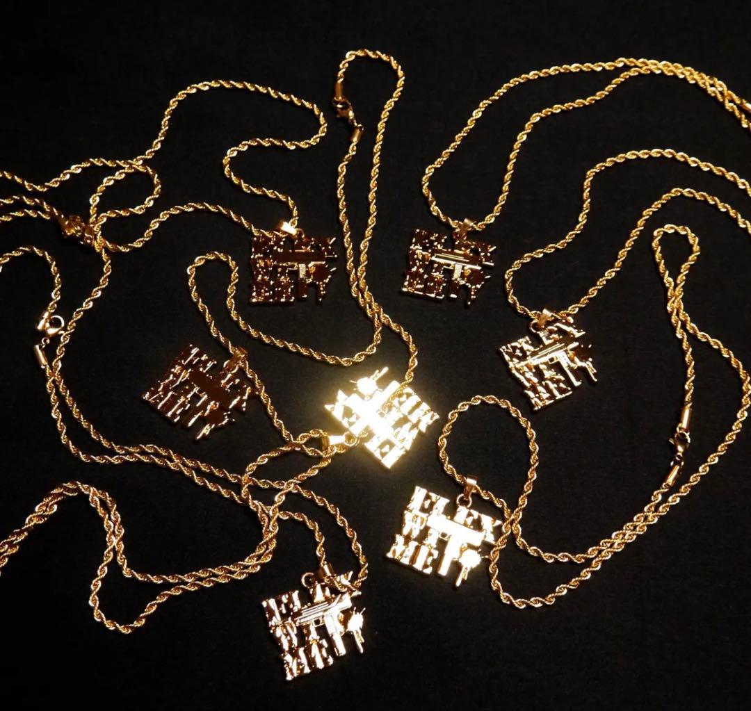 【即完売】 flexwitme ロゴネックレス