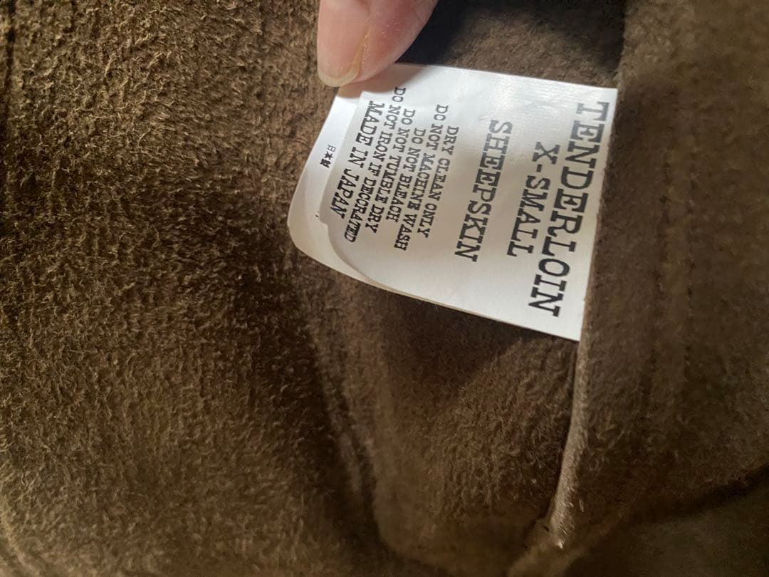 TENDERLOIN T-OGL 3RD JKT レザージャケット