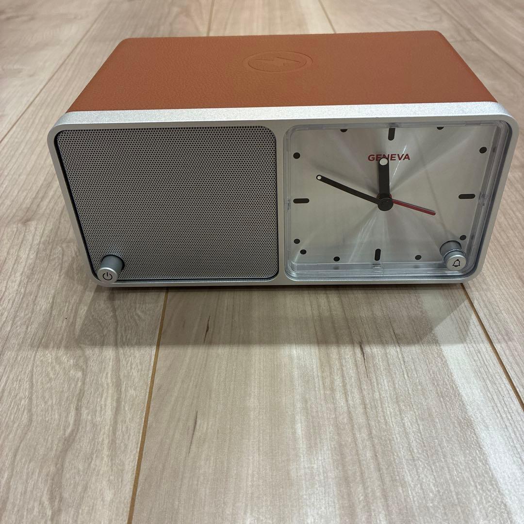 GENEVA ジェネバ　スピーカー付き時計 Bluetooth