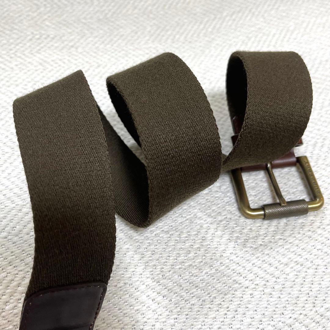 美品 BURBERRY バーバリー イタリア製 ベルト ノバチェック ナイロン