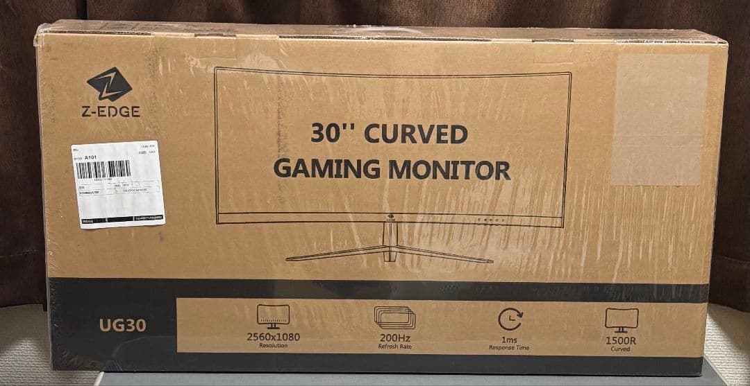 Z-EDGE 30インチ 200Hz 湾曲型ゲーミングモニター UG30