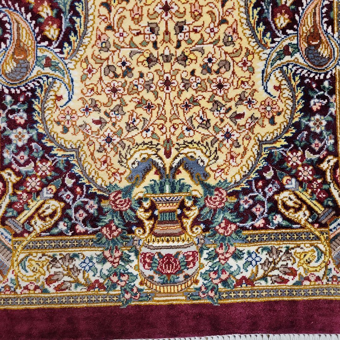 141X48cmクム産廊下敷きタイプマット(942)ギャッベ・ラグ・じゅうたん